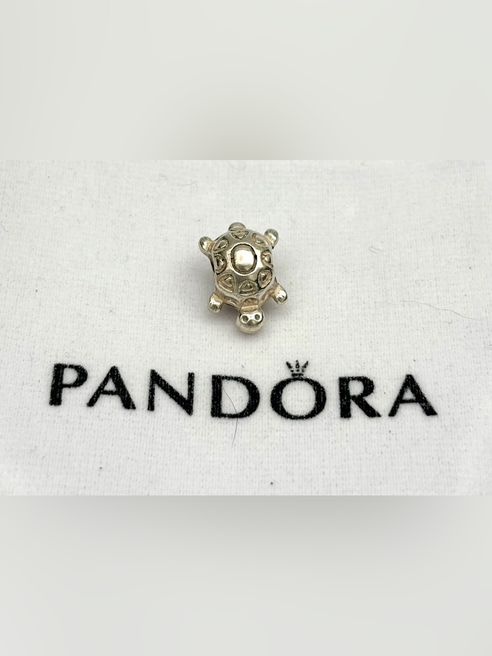 Pandora Silver Turtle Charm - Silver Turtle Bead 790158